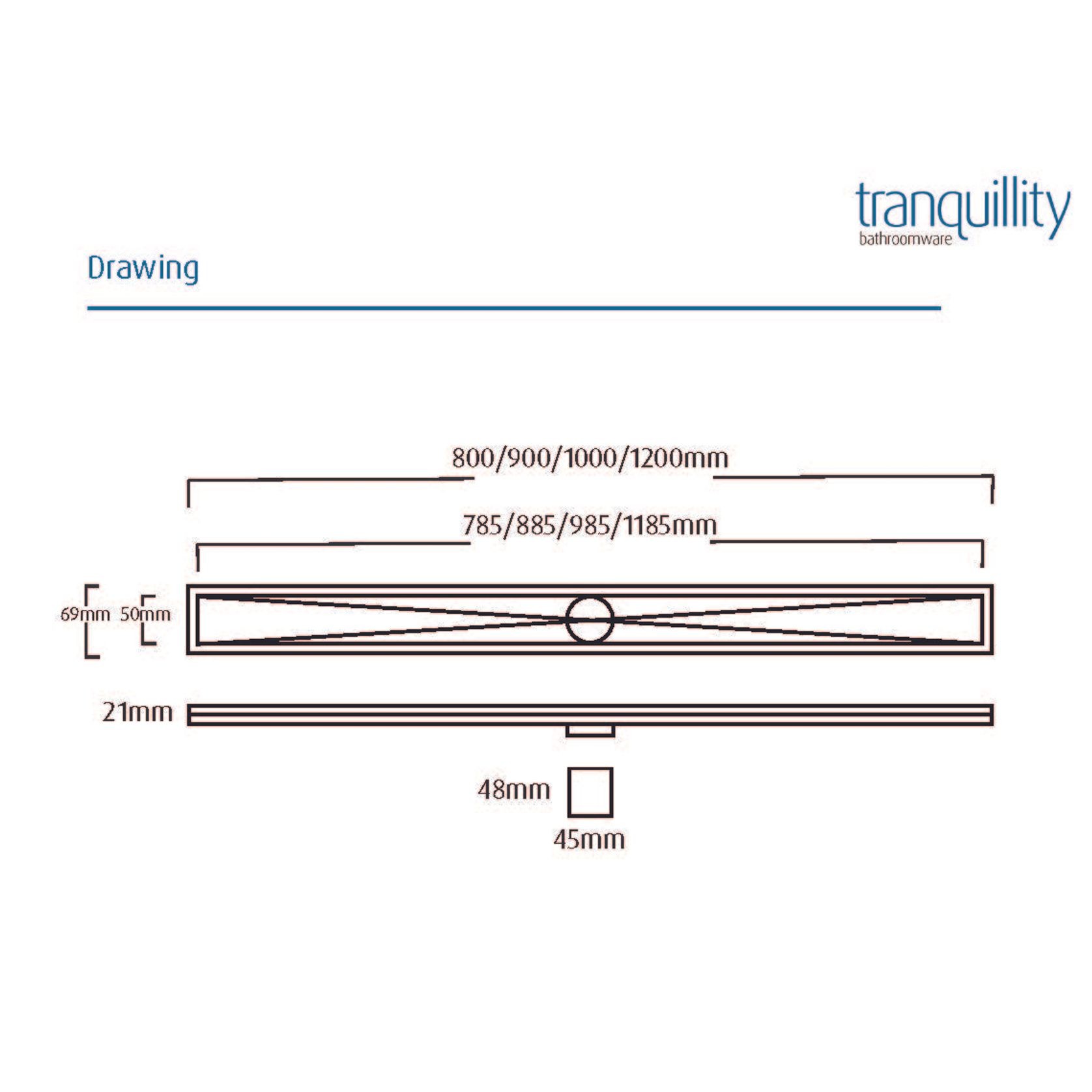 Channel Drain Brushed gallery detail image