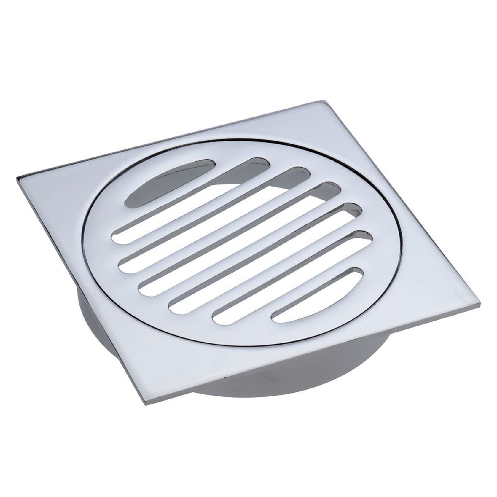 Square Floor Wastes with Round Grate gallery detail image