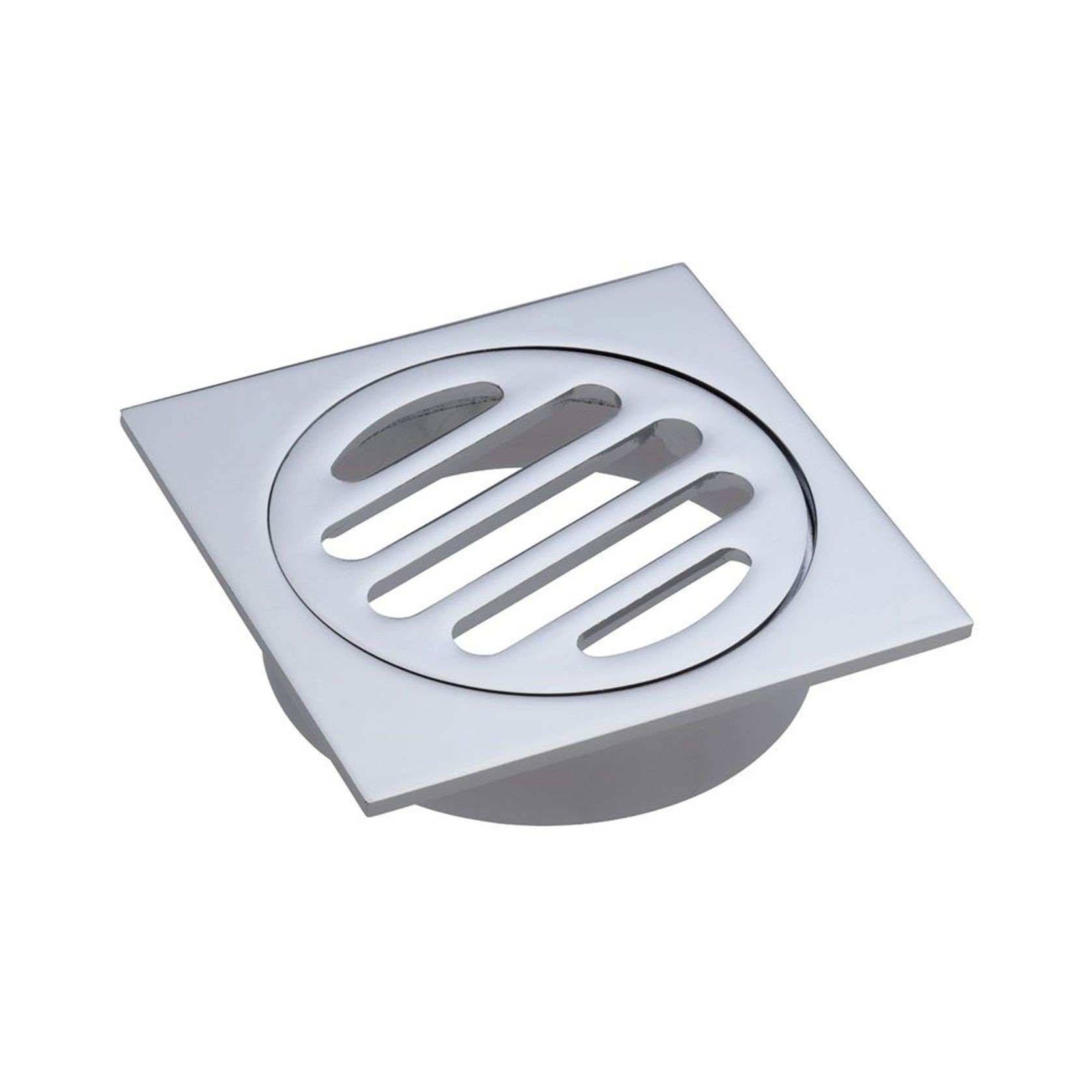 Square Floor Wastes with Round Grate gallery detail image