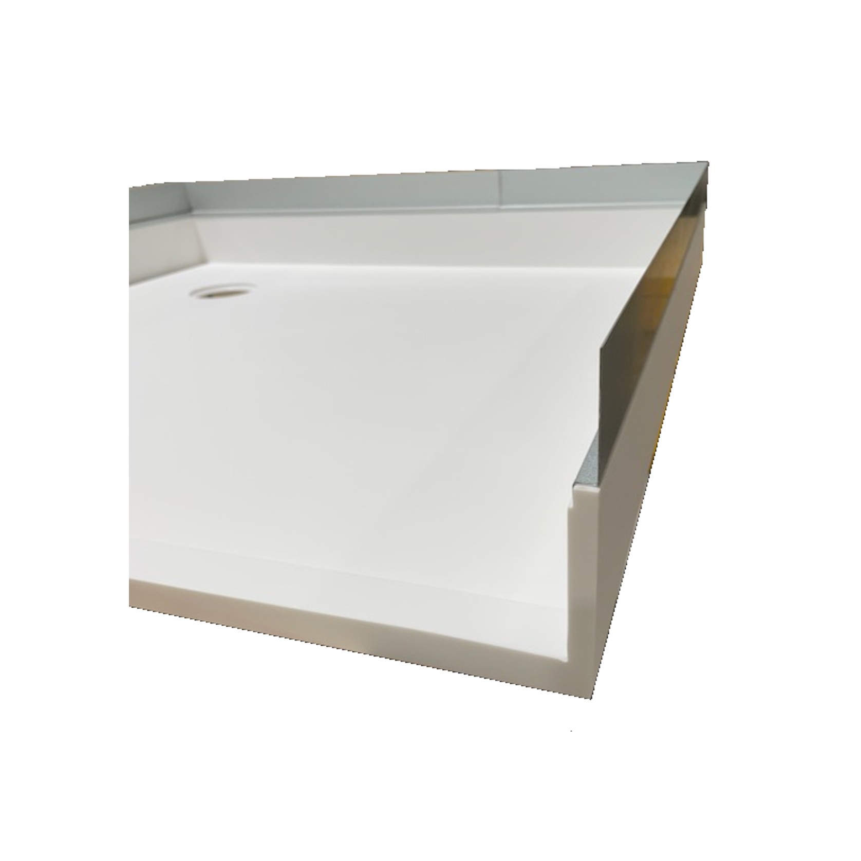 Custom Sized Solid Surface Shower Base gallery detail image