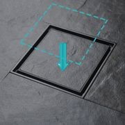 Square Tile 2-in-1 Tile Bed Floor Wastes gallery detail image