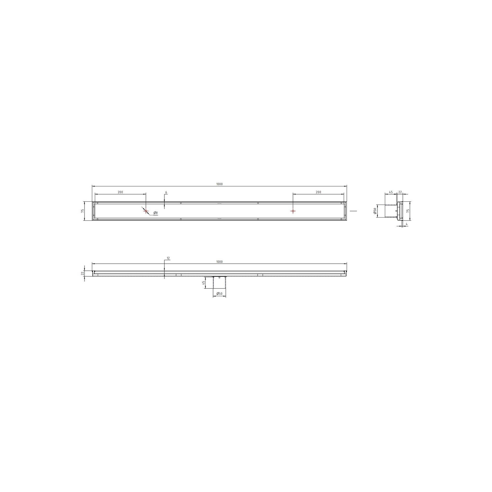 Code Flow Tiled Insert Channel Drain gallery detail image