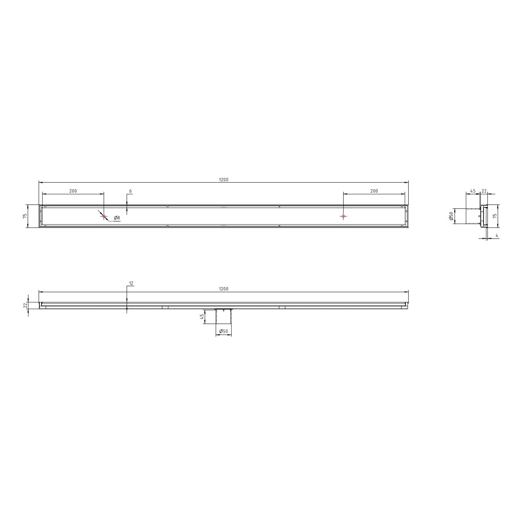 CODE Flow Tiled Insert Channel Drain gallery detail image
