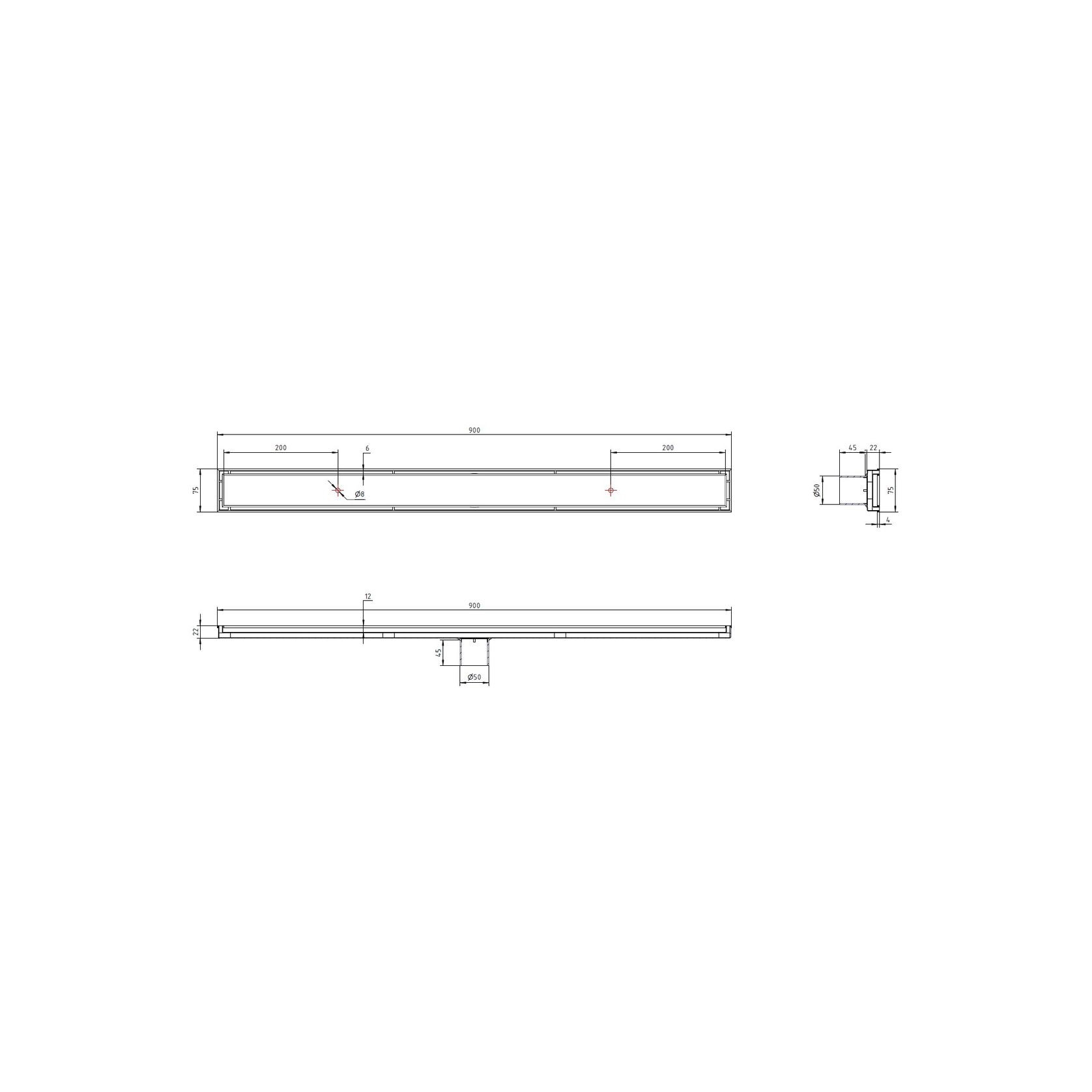 Code Flow Tiled Insert Channel Drain gallery detail image