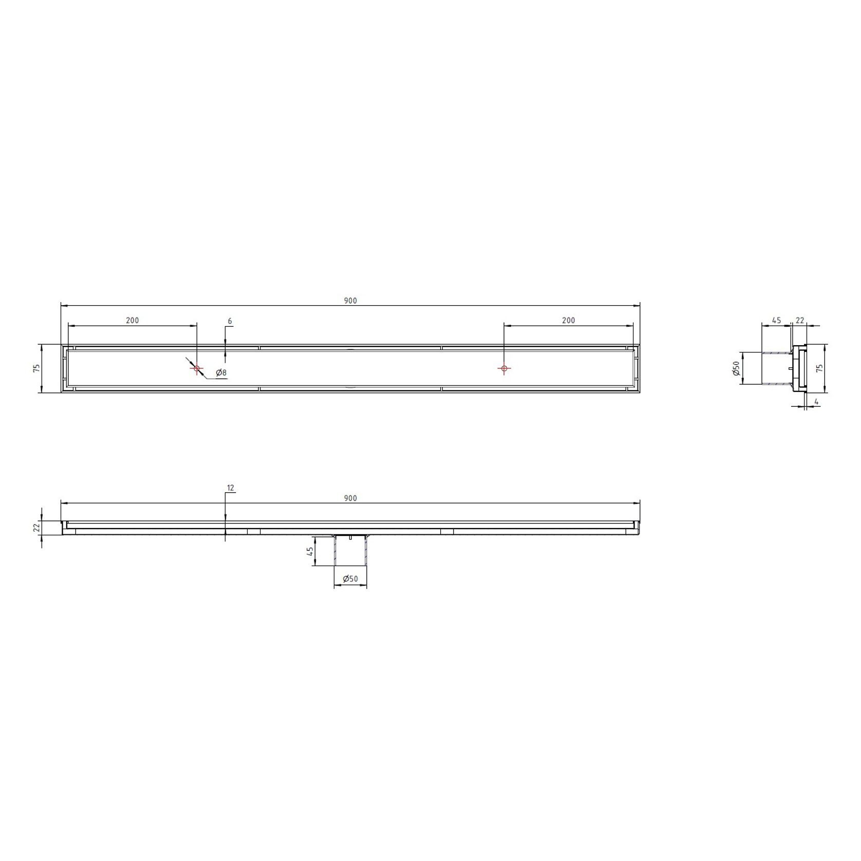 CODE Flow Tiled Insert Channel Drain gallery detail image