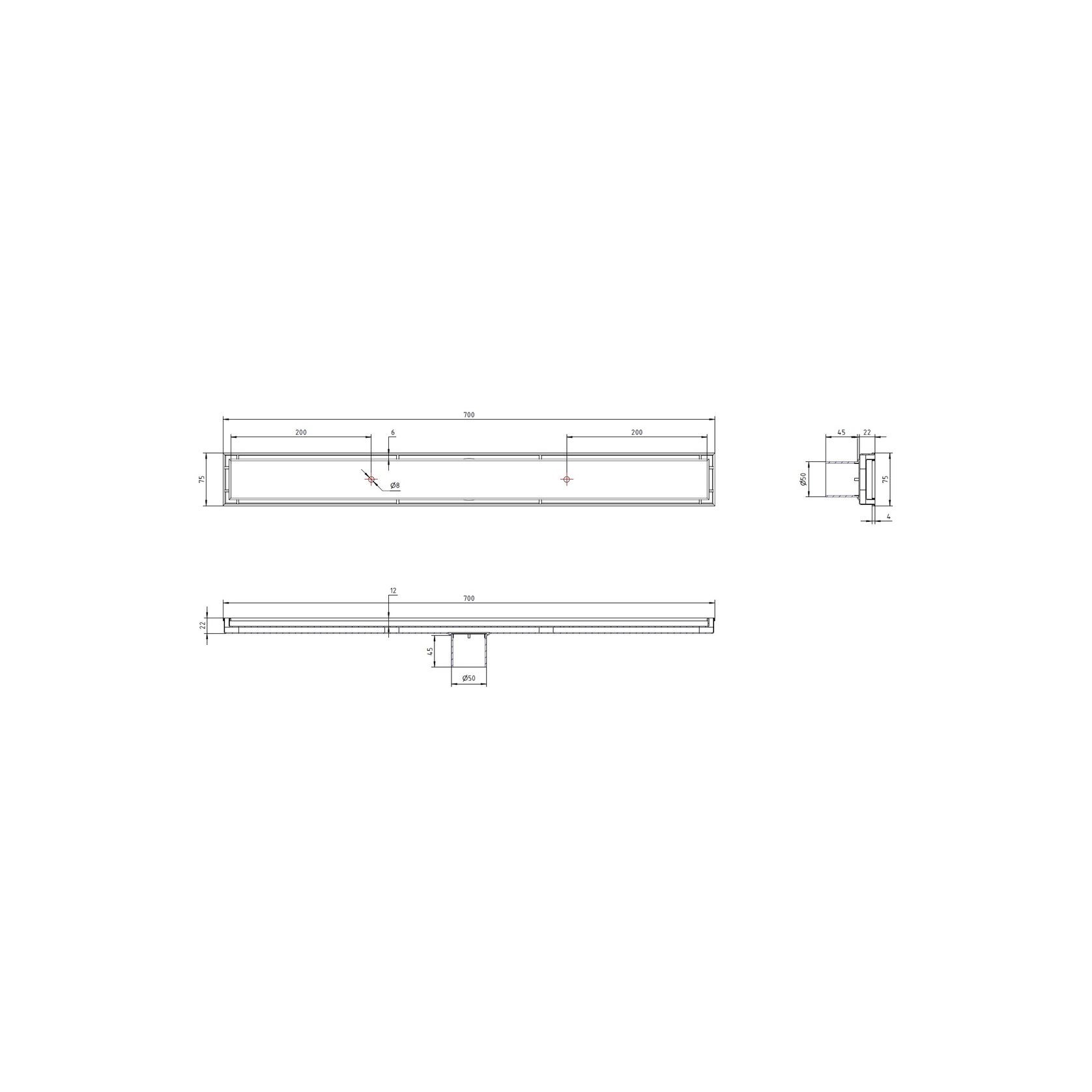 Code Flow Tiled Insert Channel Drain gallery detail image