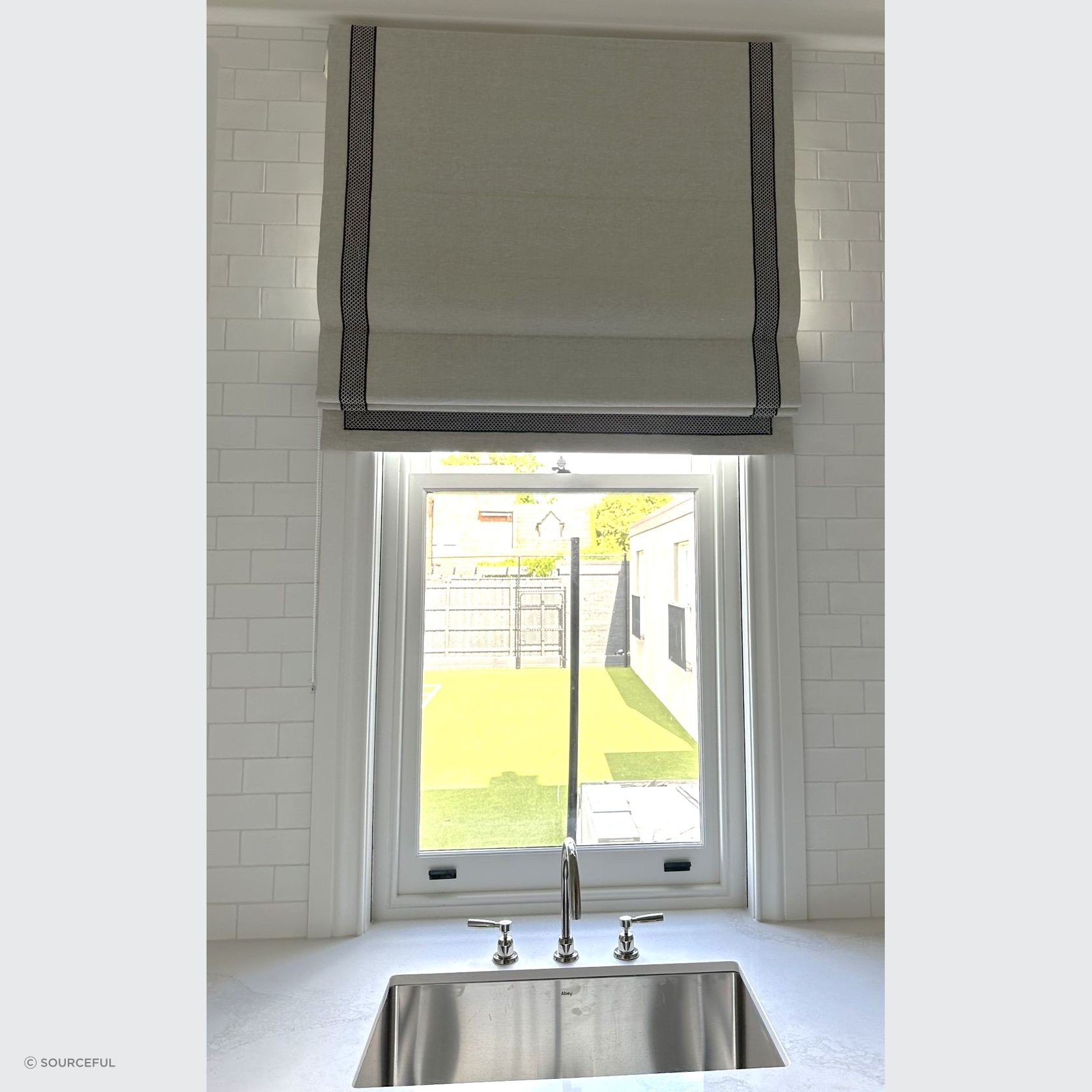 Blockout Lined Roman Blinds gallery detail image