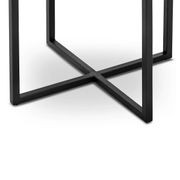 Ellie Marble Round Side Table | White & Black gallery detail image