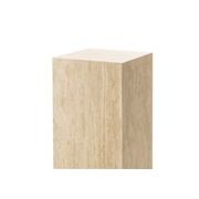 Cubie Plinth Small | Cream Travertine gallery detail image