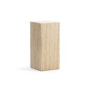 Cubie Plinth Medium | Cream Travertine gallery detail image