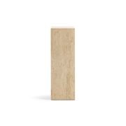 Cubie Plinth Tall | Cream Travertine gallery detail image