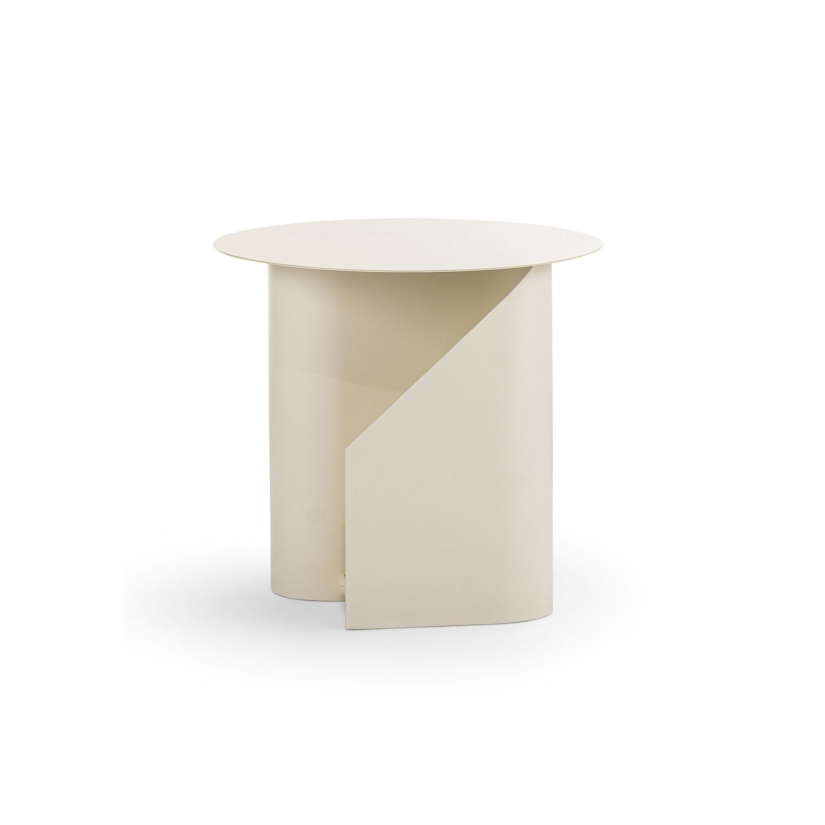 Zeke Round Side Table | Beige Cream gallery detail image