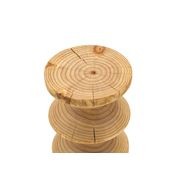 Navi Zig Zag Stump Stool | Natural gallery detail image
