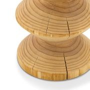 Navi Zig Zag Stump Stool | Natural gallery detail image