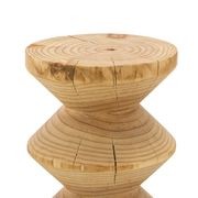 Navi Zig Zag Stump Stool | Natural gallery detail image