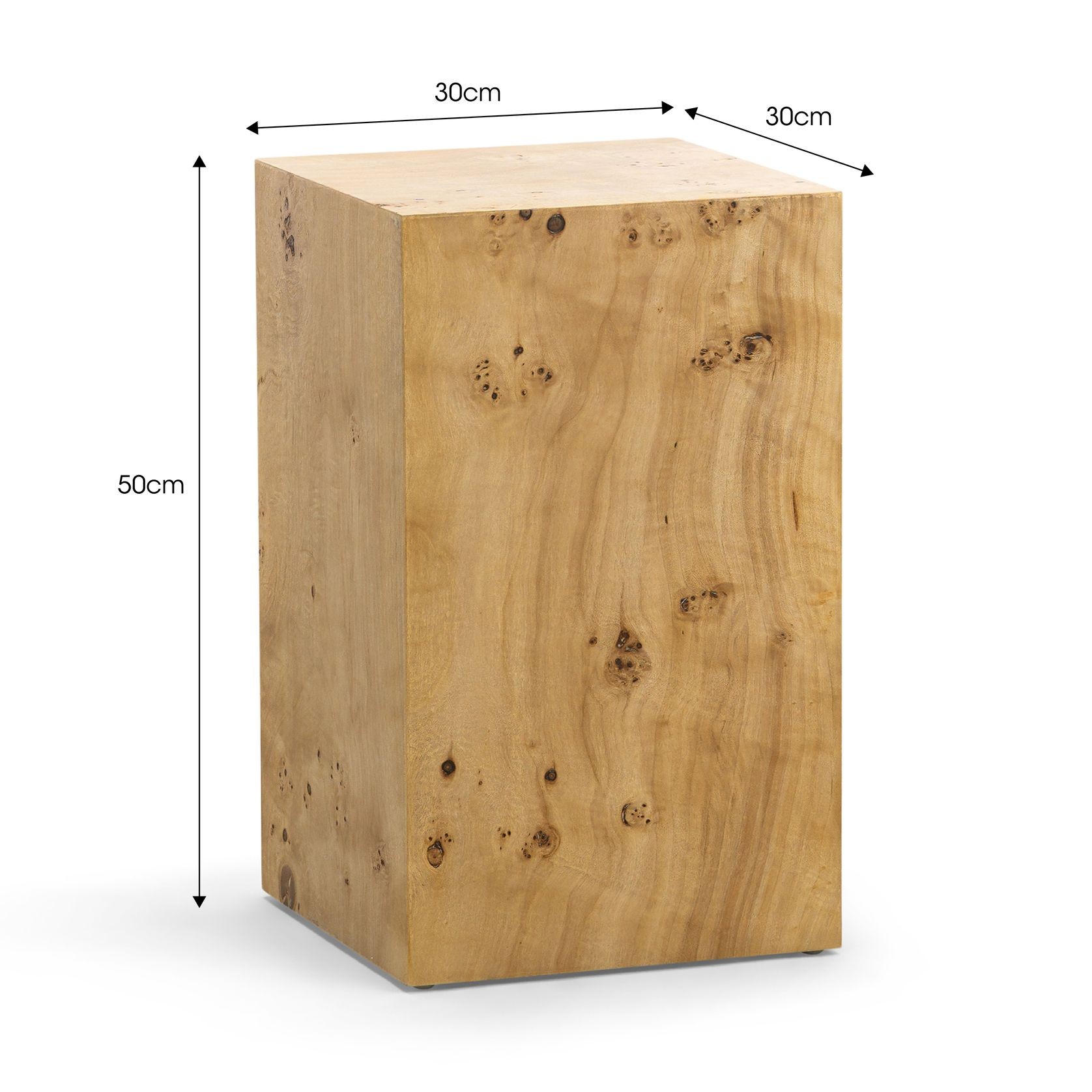 Calix Burl Plinth Small | Natural gallery detail image