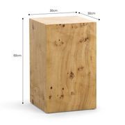 Calix Burl Plinth Small | Natural gallery detail image