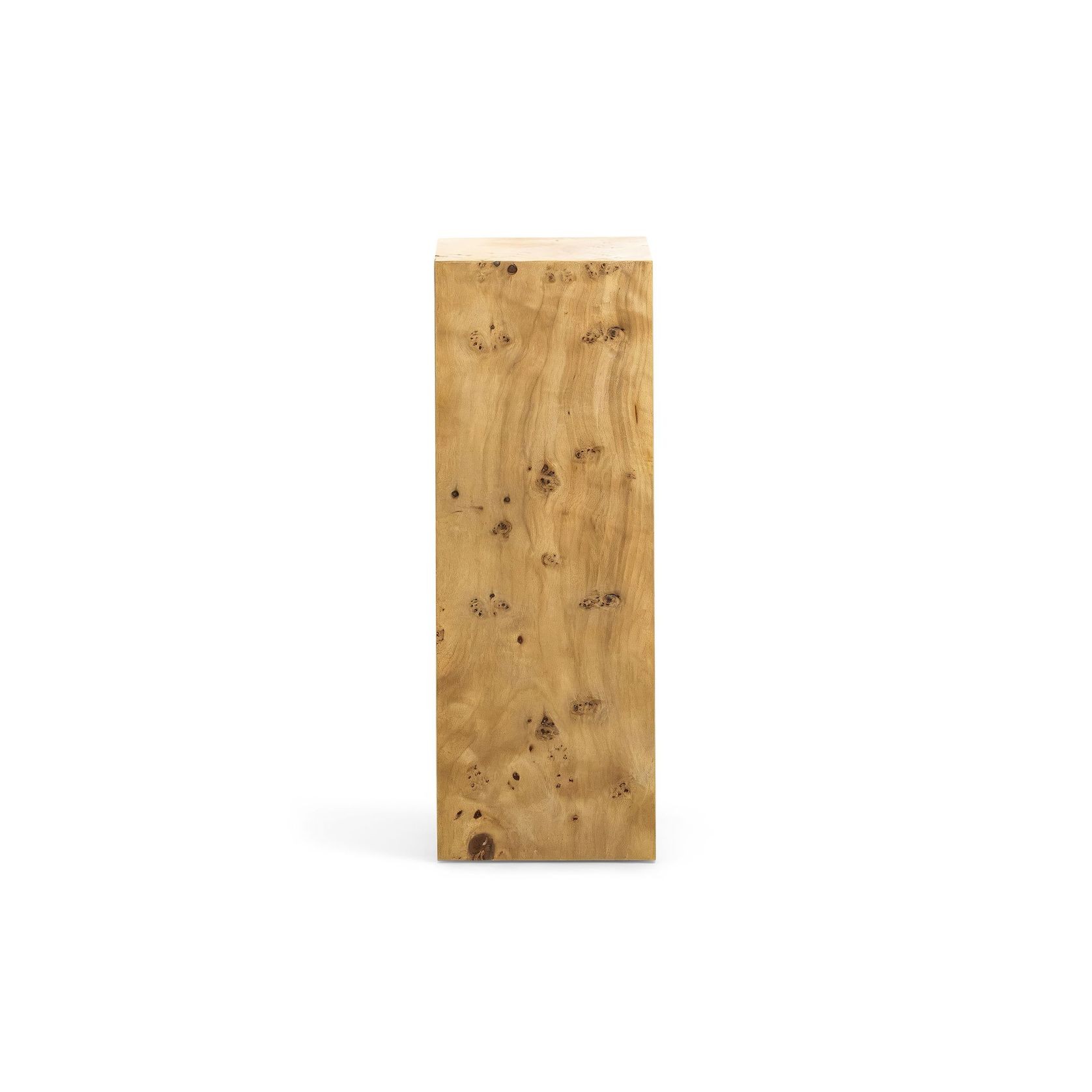 Calix Burl Plinth Tall | Natural gallery detail image