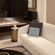 Tau Steel Vetro Side Table gallery detail image