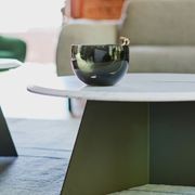 Nenuphar Bianco Carrare Pedestal Table gallery detail image