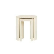 Oberon Curve Nest Marble Side Tables gallery detail image