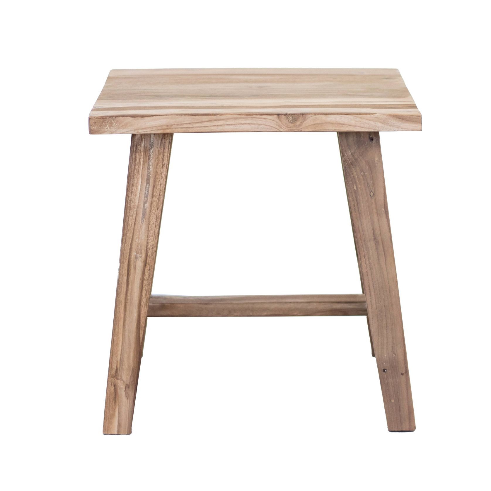 Rustico Reclaimed Teak End Table - Natural gallery detail image
