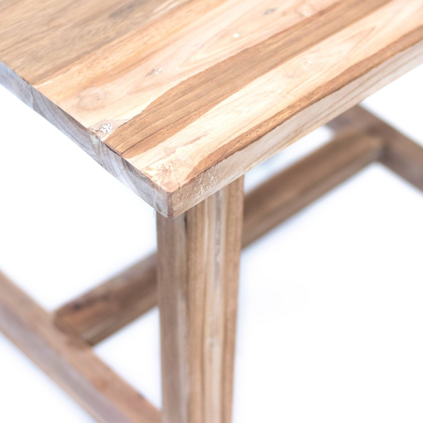 Rustico Reclaimed Teak End Table - Natural gallery detail image