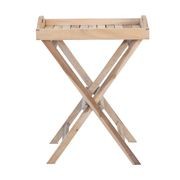 Rustico Reclaimed Teak Butlers Tray Table - Natural gallery detail image