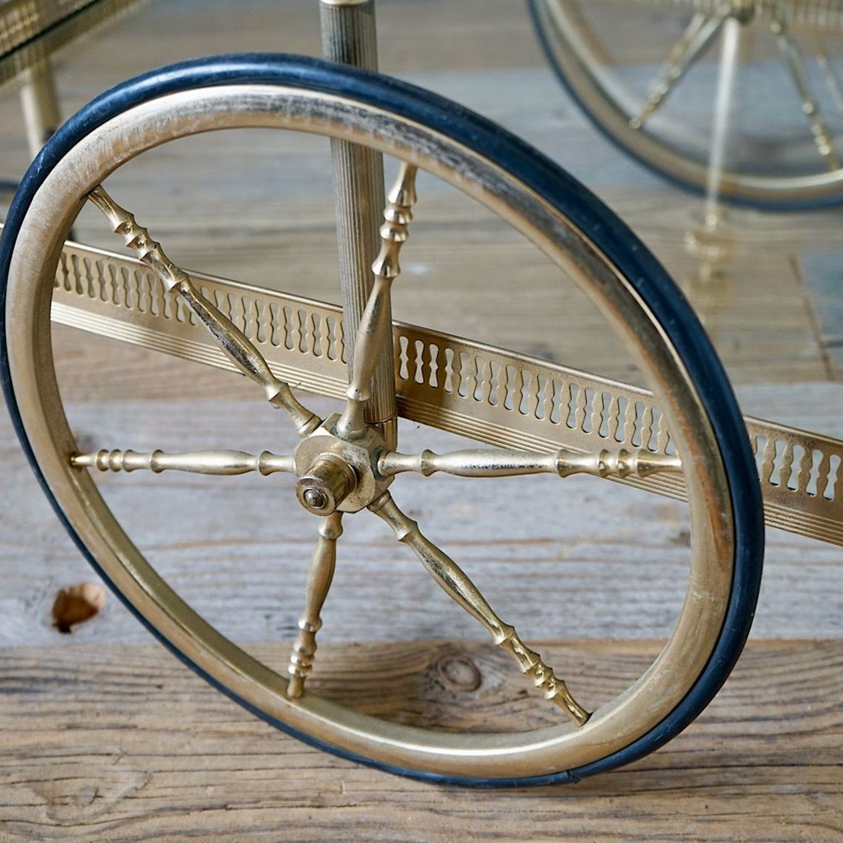 Vintage French Cocktail Trolley gallery detail image