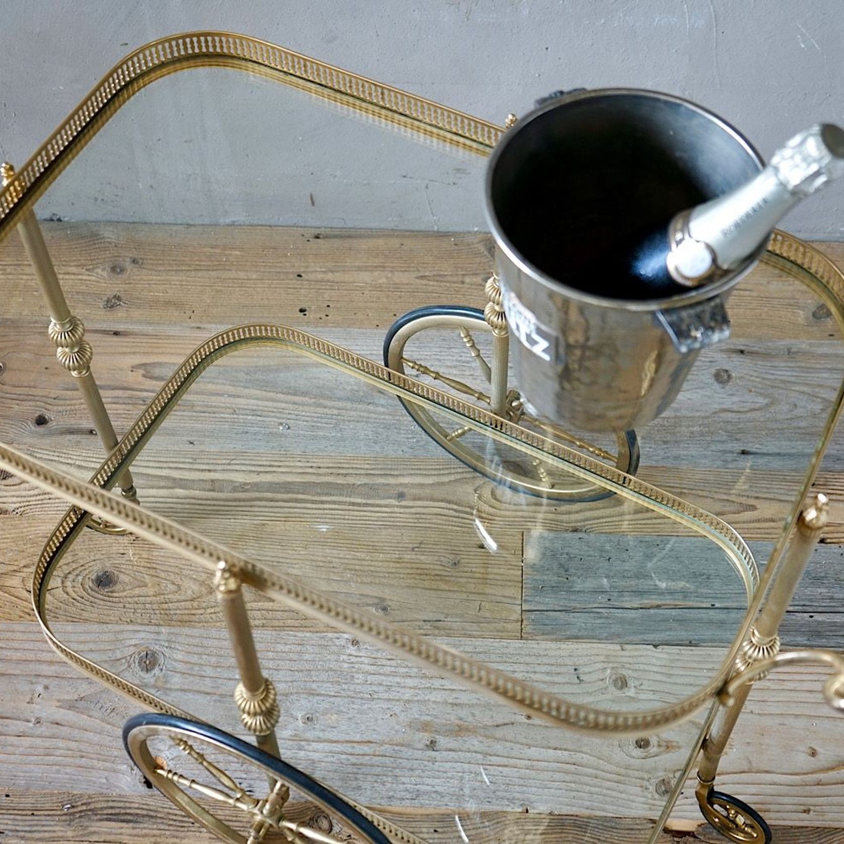 Vintage French Cocktail Trolley gallery detail image