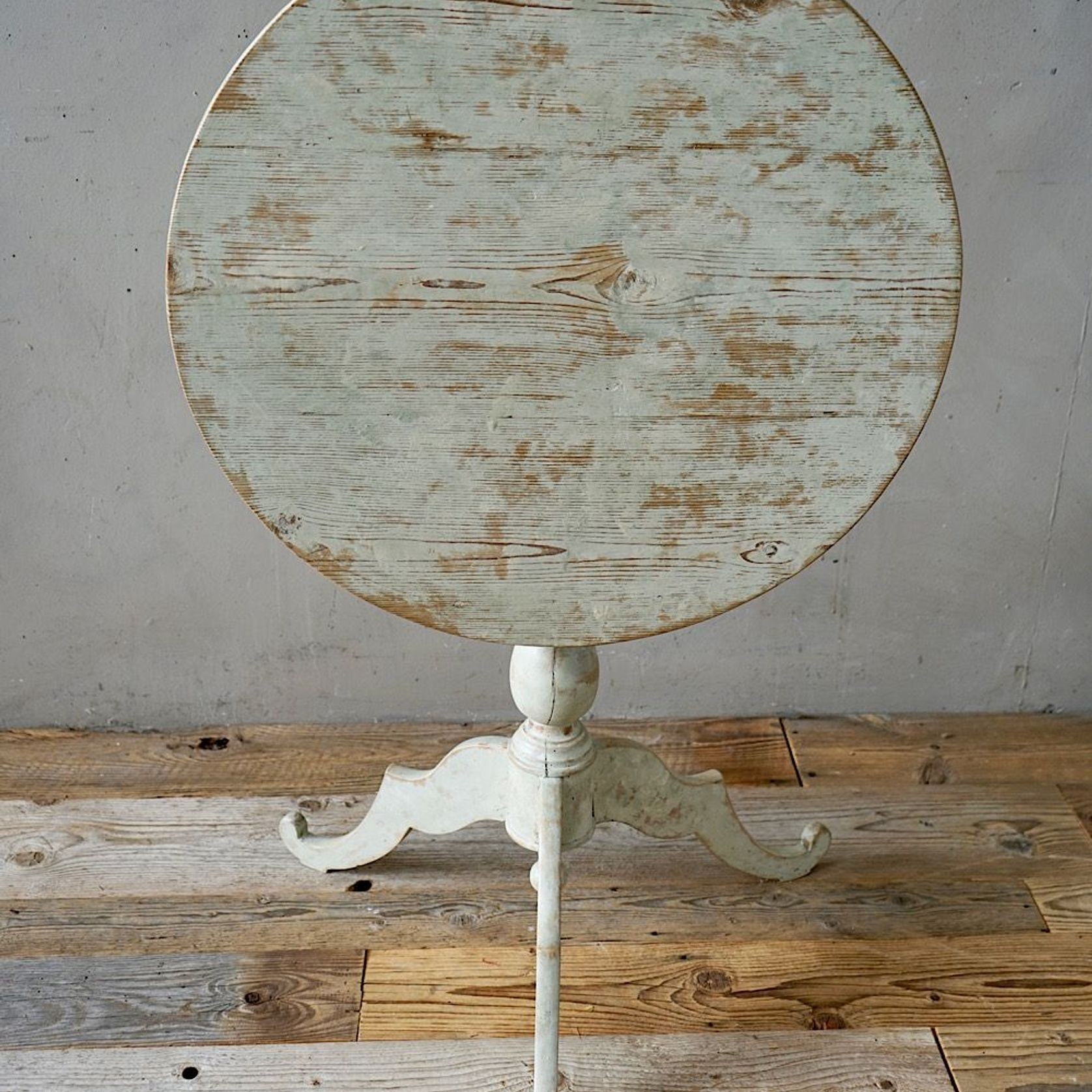 Antique Painted Swedish Side Table gallery detail image