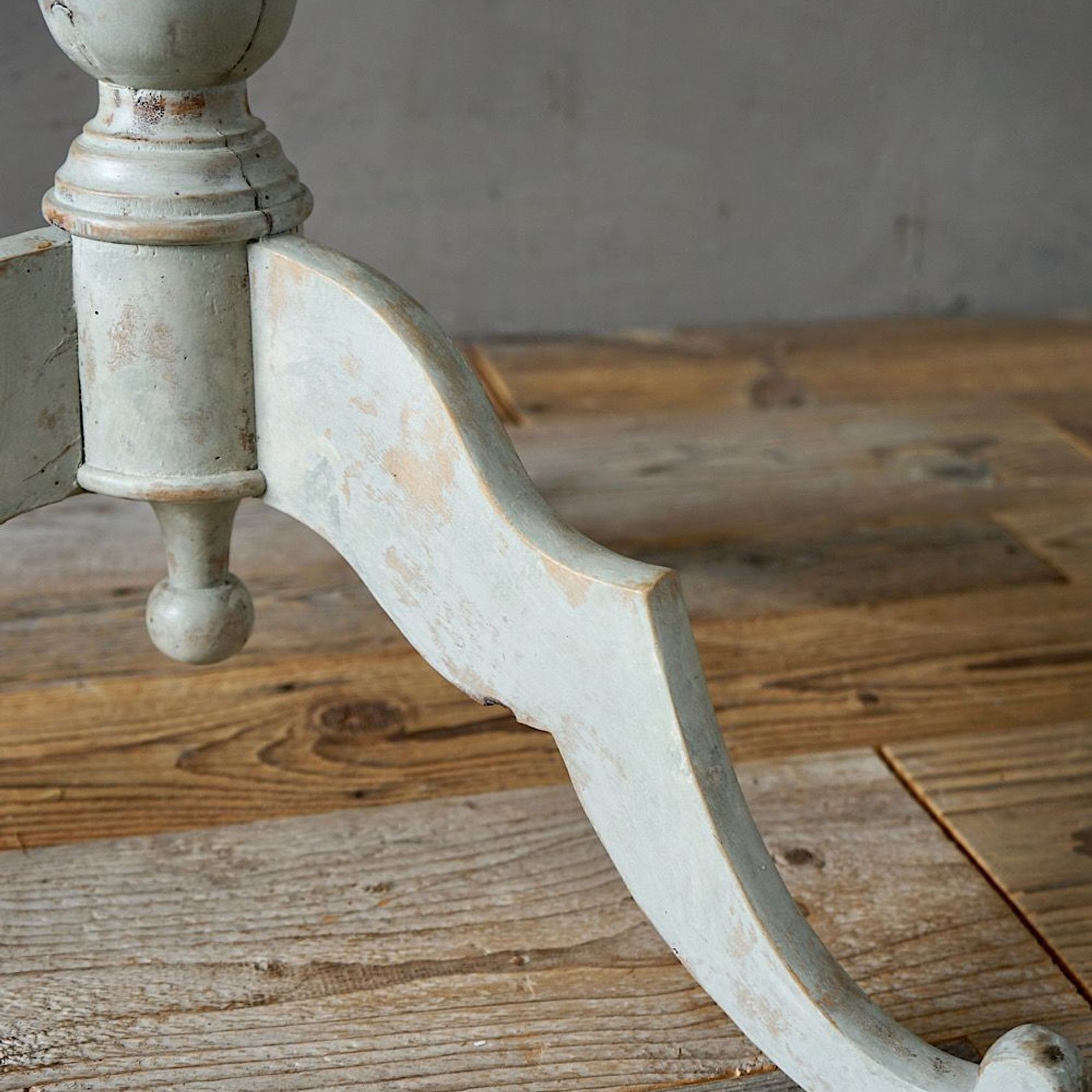 Antique Painted Swedish Side Table gallery detail image
