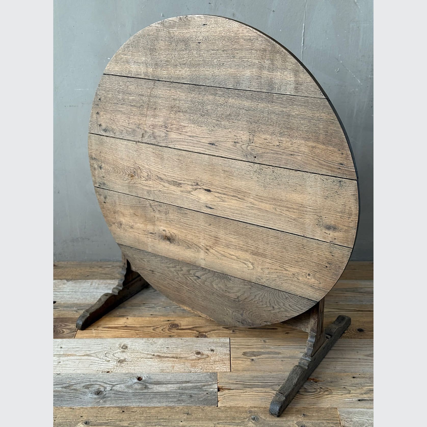 Antique French Oak Wine Harvest Table gallery detail image