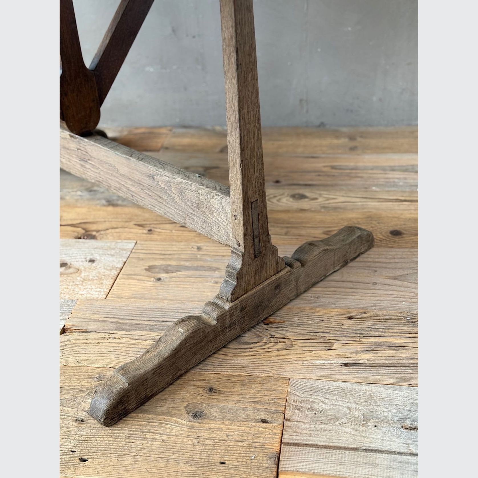 Antique French Oak Wine Harvest Table gallery detail image