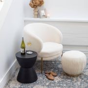 Westside Round Accent Table - Black gallery detail image