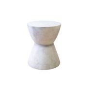 Westside Round Accent Table - Stone gallery detail image