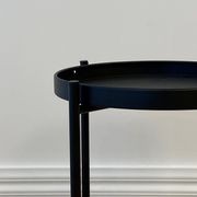 Sofia Round Side Table | Black gallery detail image
