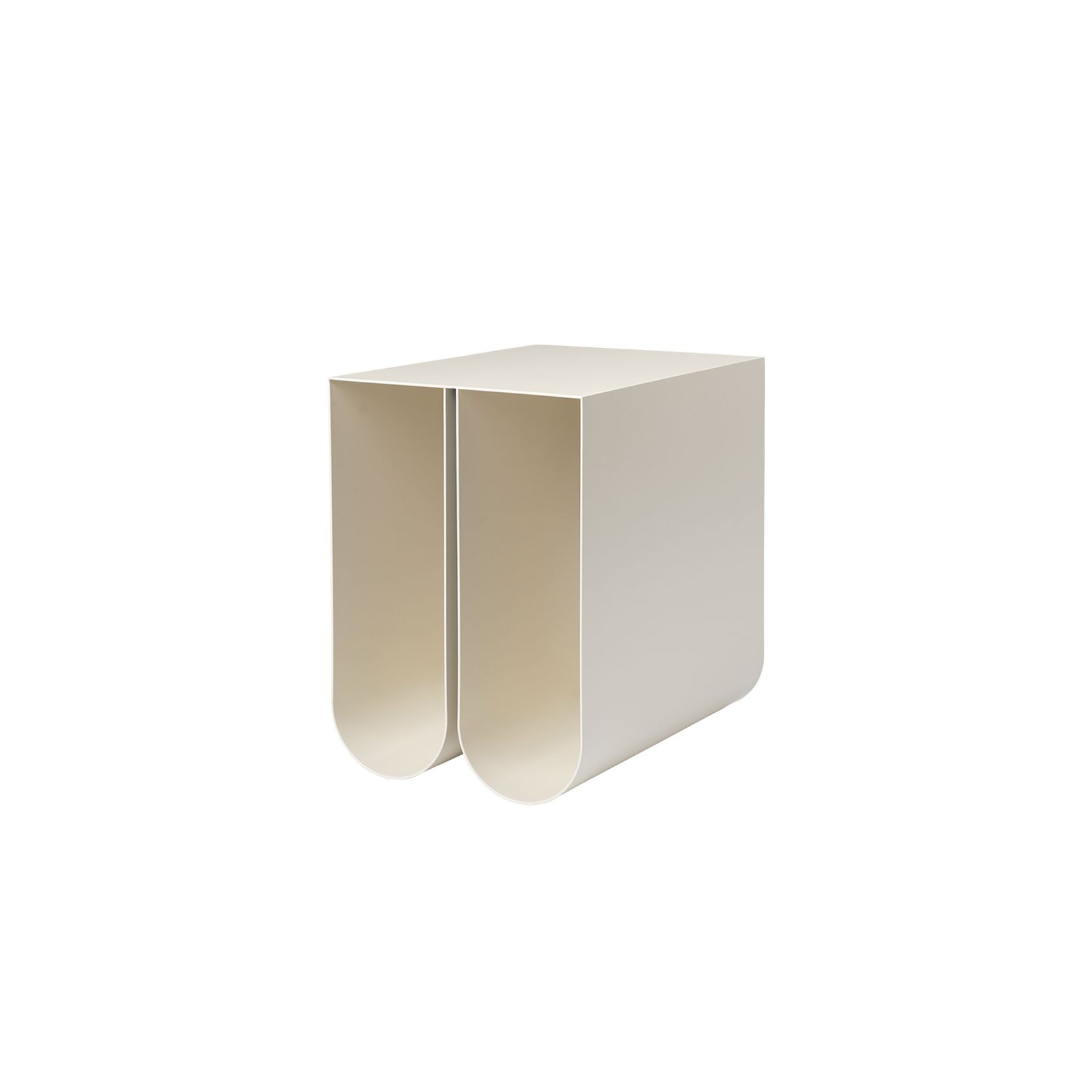 KRISTINA DAM STUDIO Curved Side Table Beige gallery detail image