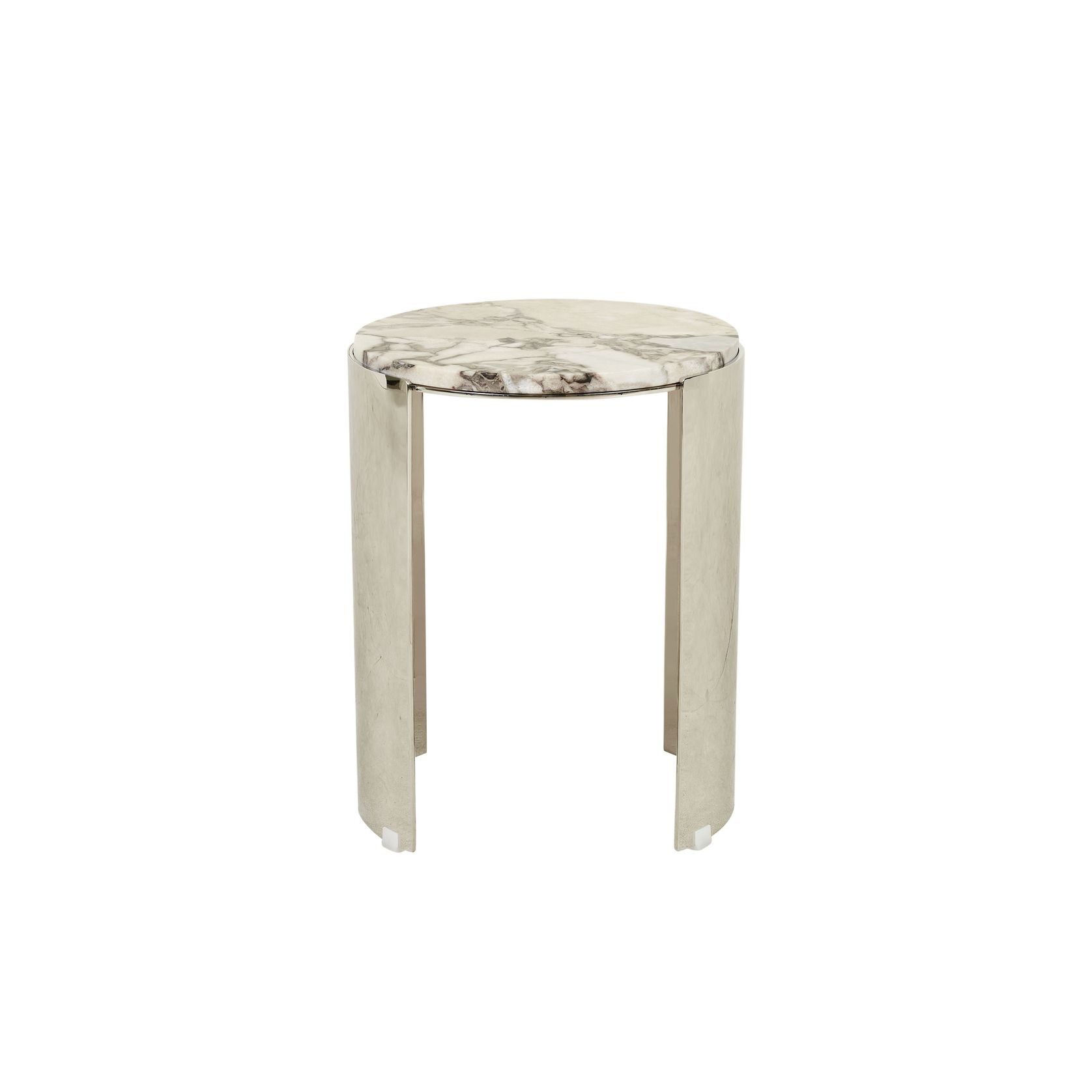 Silas Crescent Marble Side Table gallery detail image