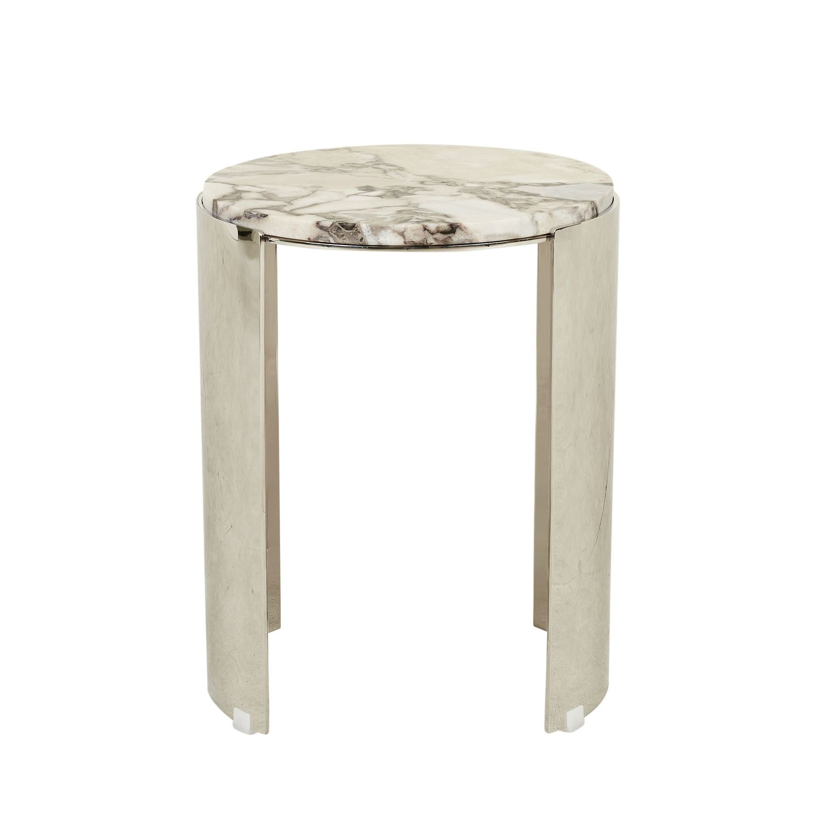 Silas Crescent Marble Side Table gallery detail image