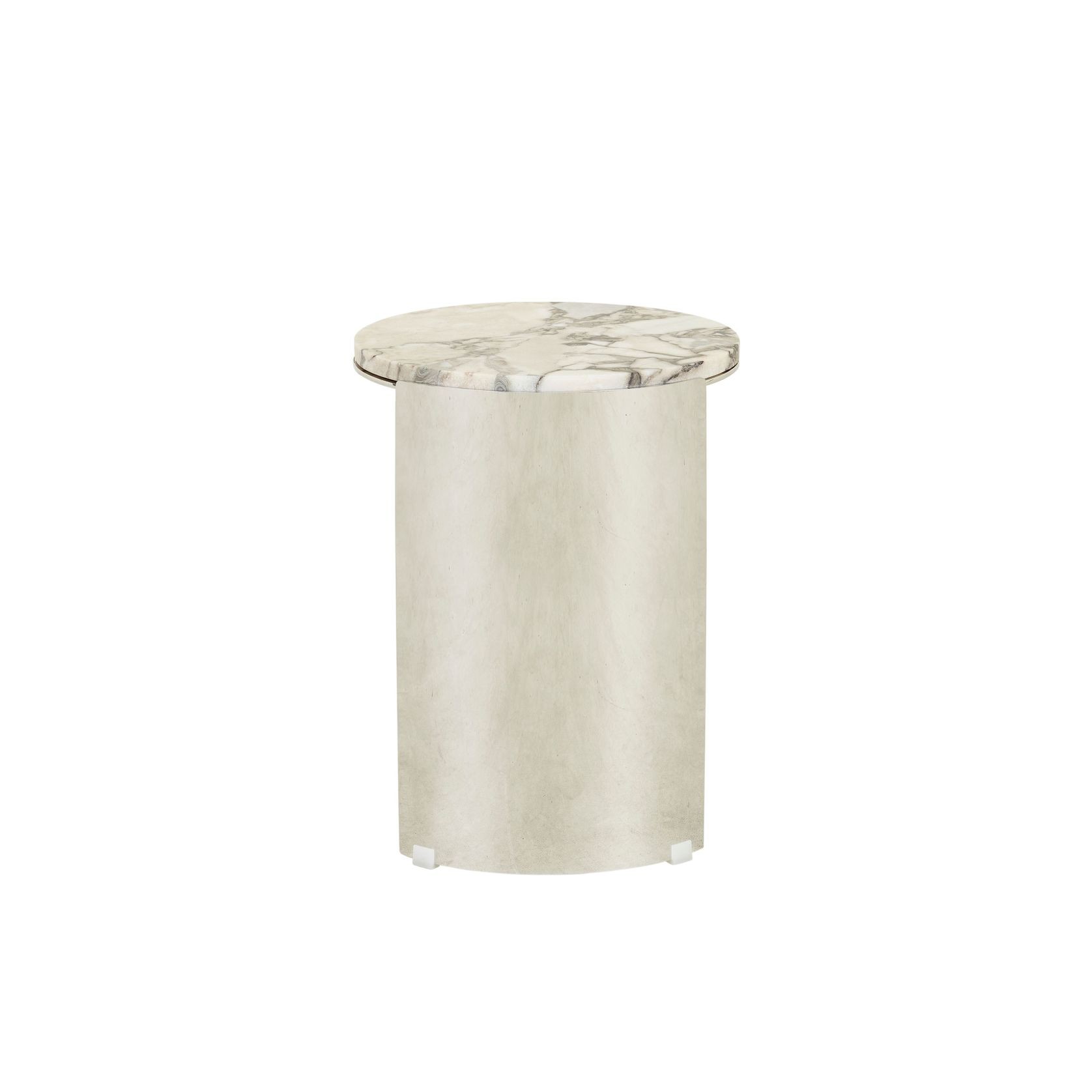 Silas Crescent Marble Side Table gallery detail image