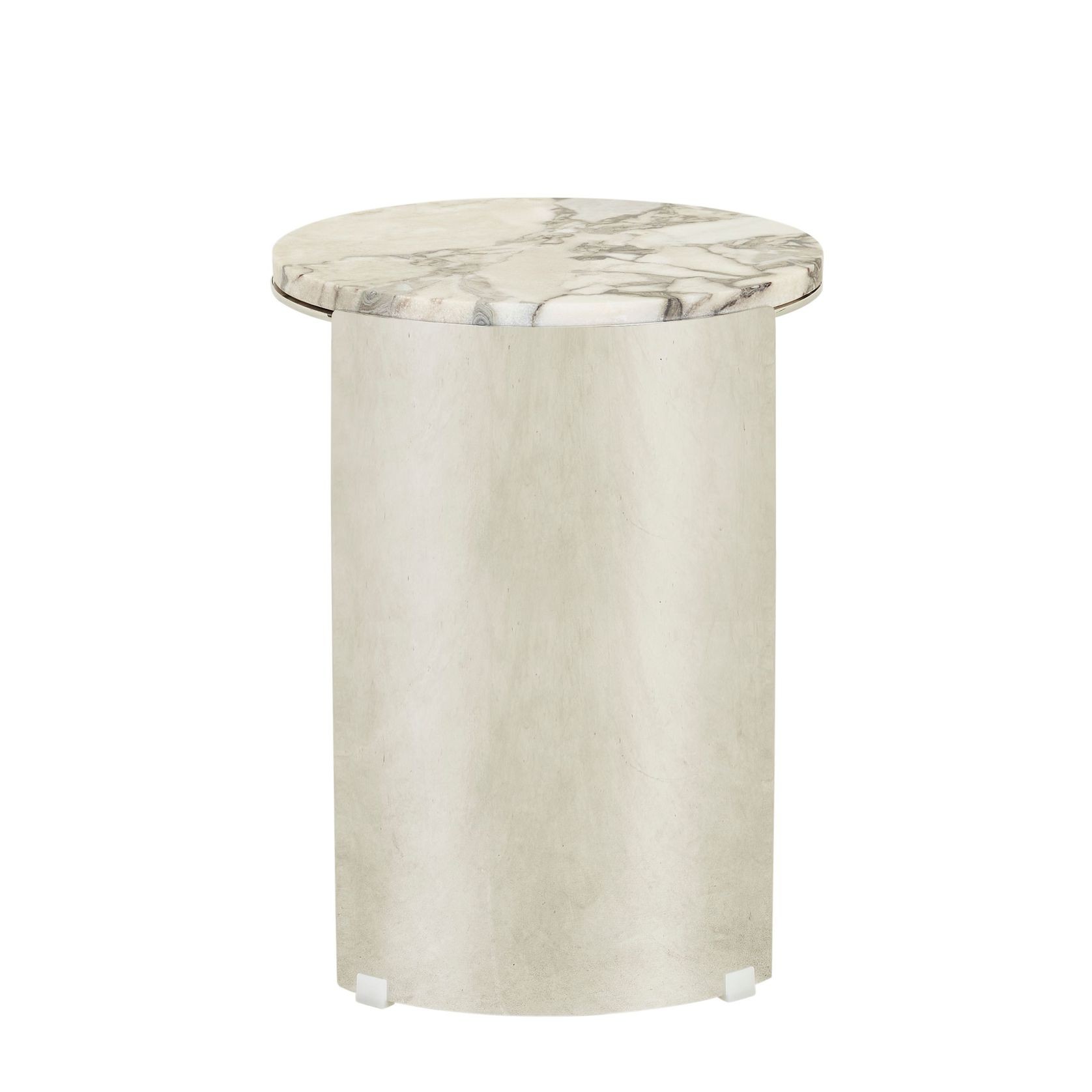 Silas Crescent Marble Side Table gallery detail image