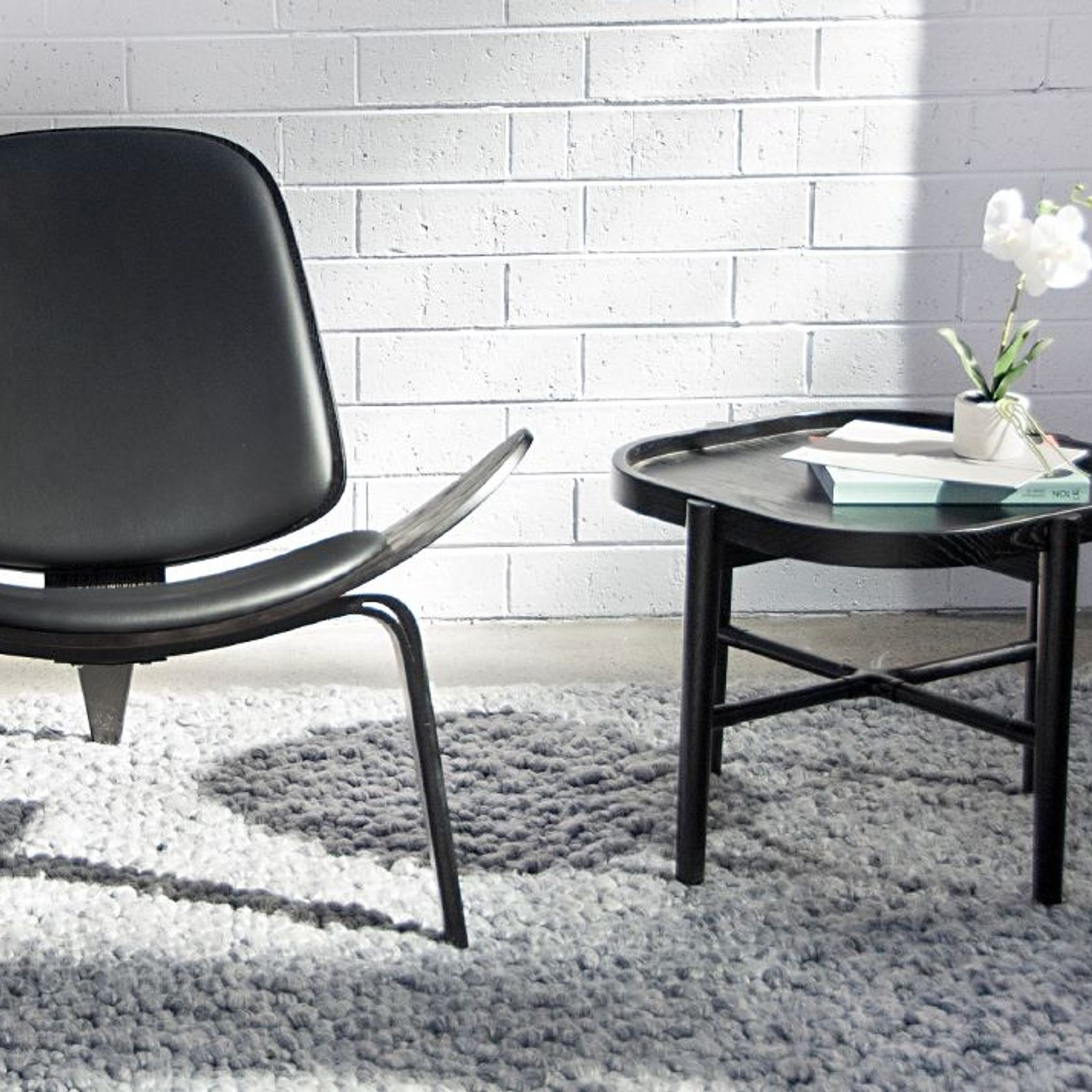 Lara Side Table - Black gallery detail image