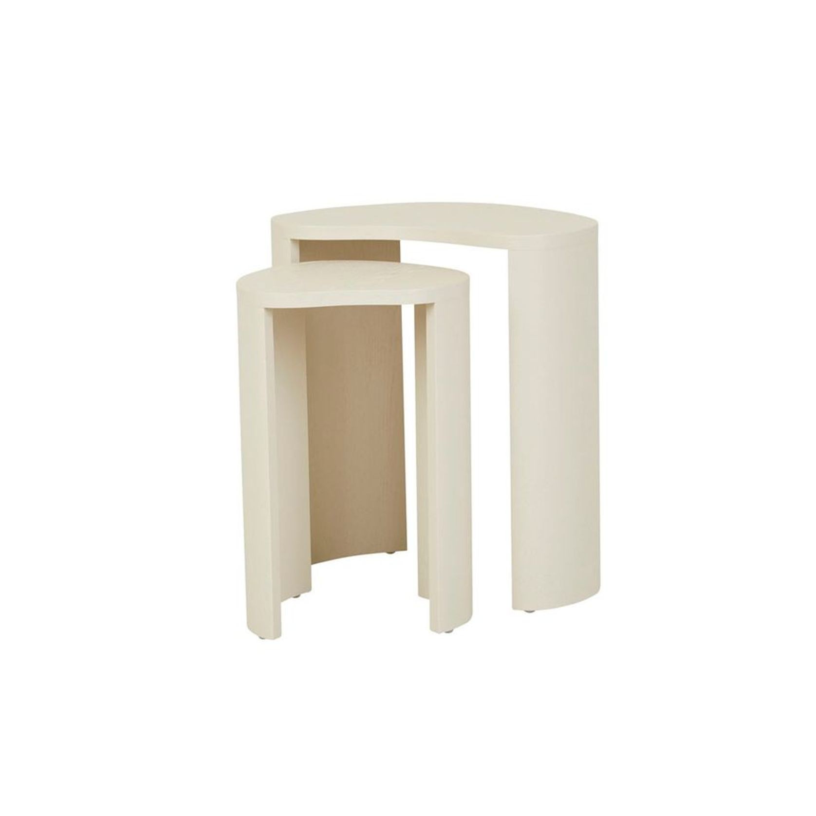 Oberon Curve Nest of 2 Side Tables gallery detail image