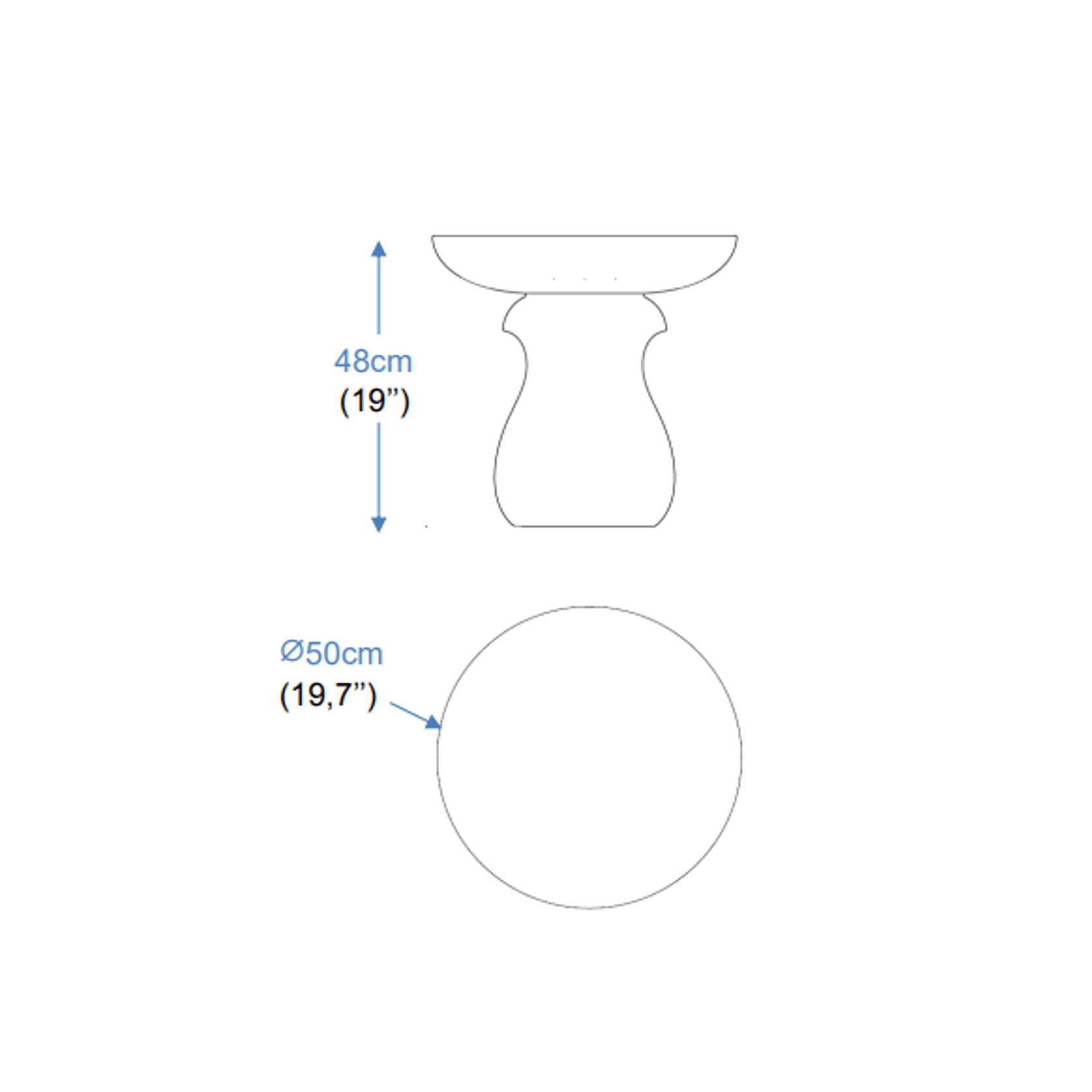 Chess end table gallery detail image