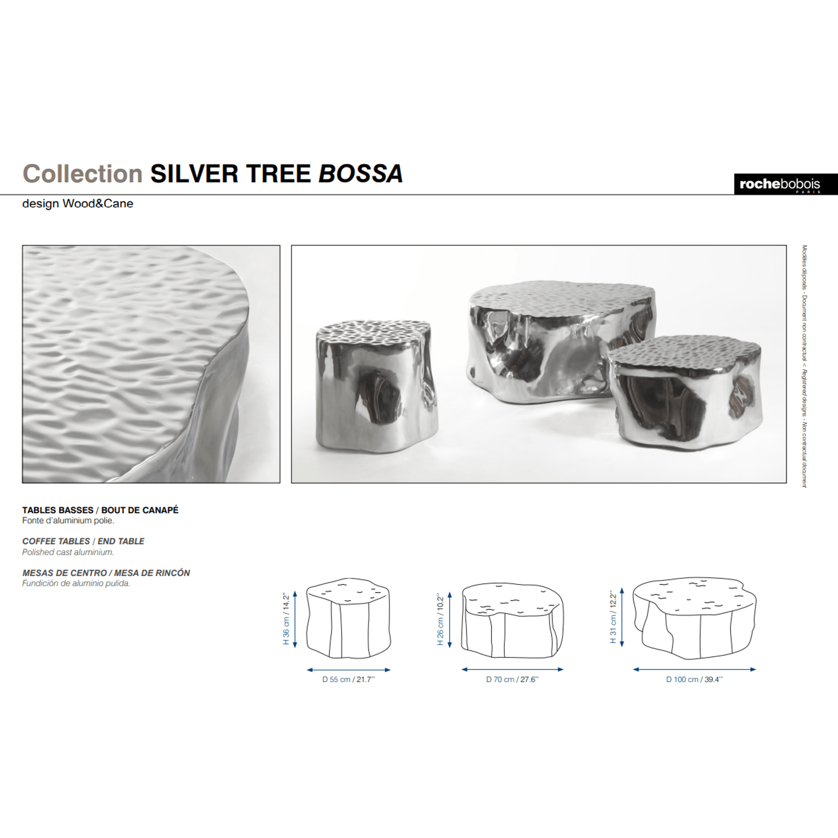 Silver Tree Bossa End Table gallery detail image