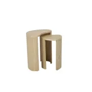 Oberon Curve Nest Side Table gallery detail image