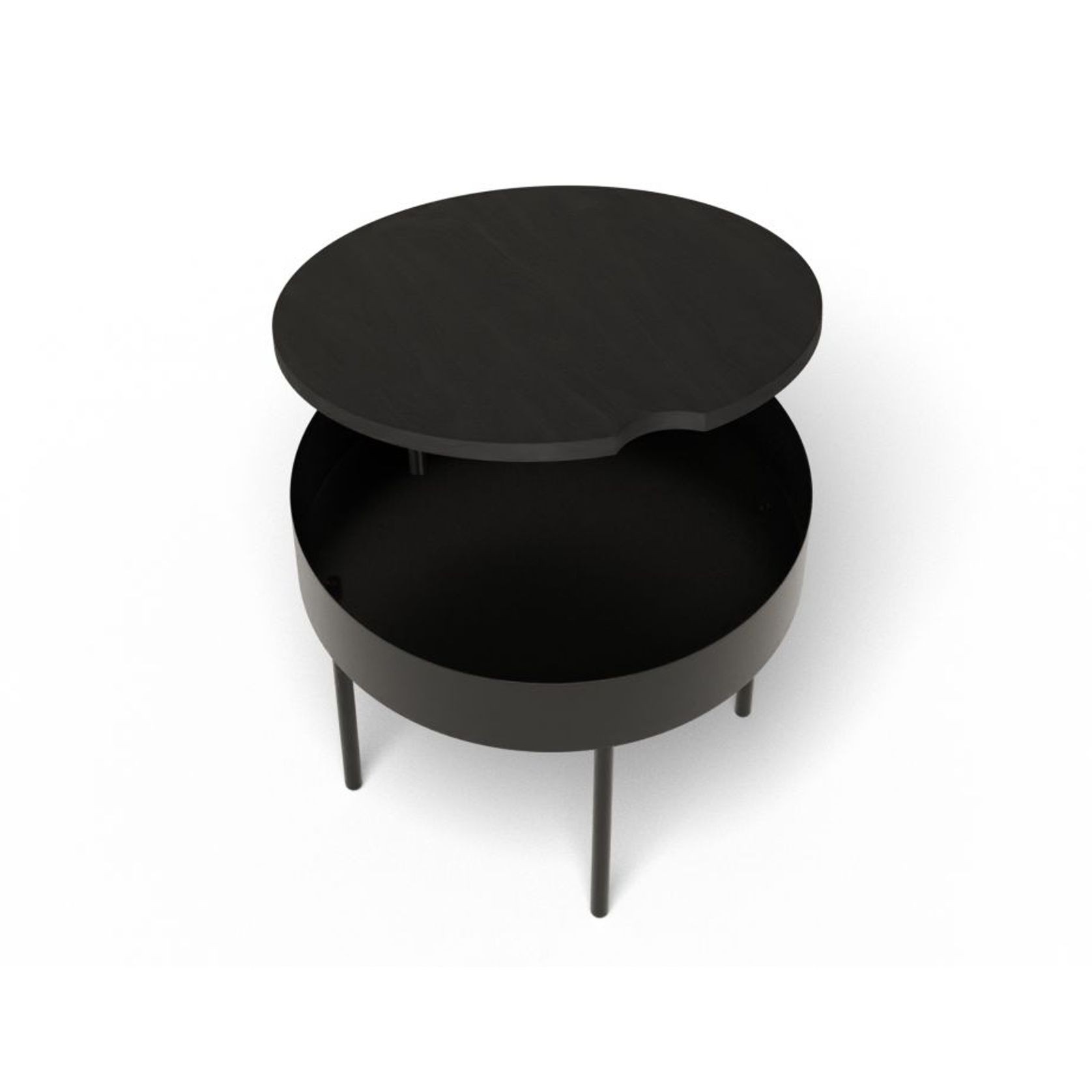 Tao Table - Small -  Black gallery detail image