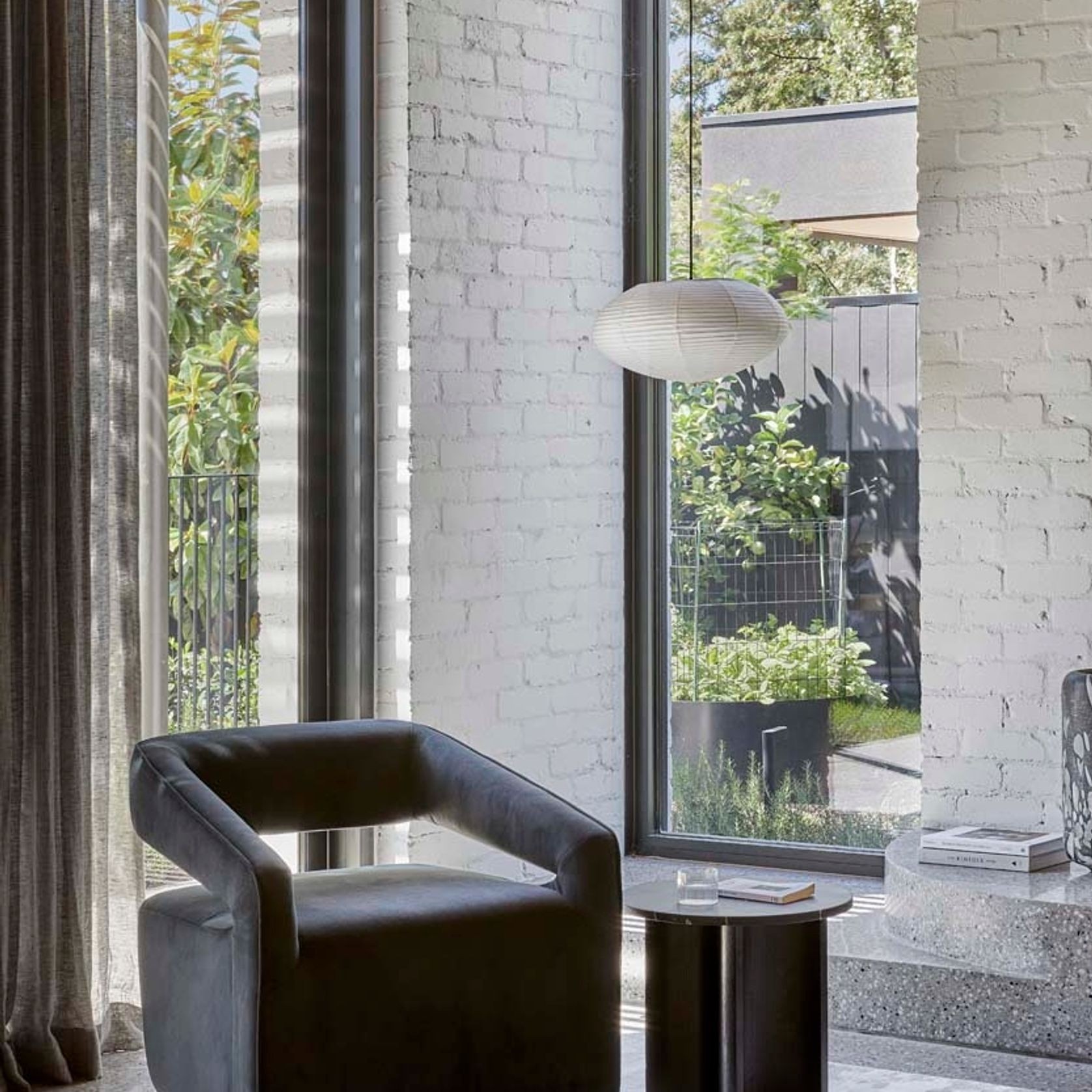 Amara Curve Side Table gallery detail image