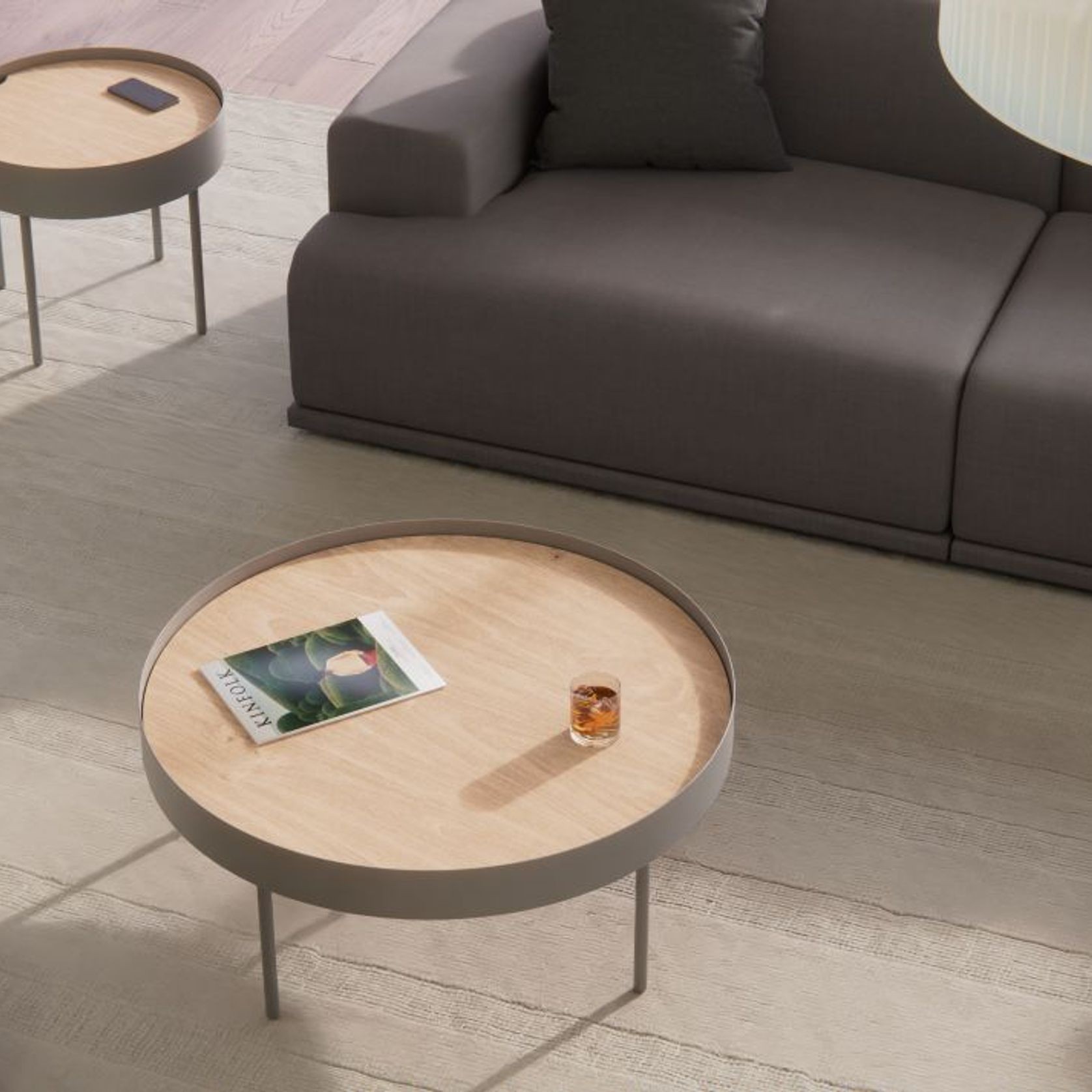Tao Table - Small - Silver Grey gallery detail image